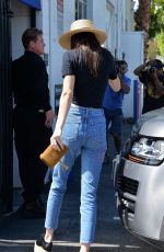 KENDALL JENNER in Jeans at a Studio in Van Nuys 03/25/2016
