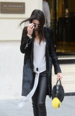 KENDALL JENNER Leaves Her Hotel in Paris 03/05/2016