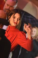 KENDALL JENNER Leaving Opening of Palazzo Fendi in Rome 03/10/2016