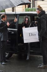 KENDALL JENNER Out and About in Paris 03/02/2016