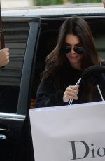 KENDALL JENNER Out and About in Paris 03/02/2016