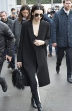 KENDALL JENNER Out and About in Paris 03/09/2016