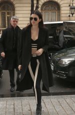 KENDALL JENNER Out and About in Paris 03/09/2016