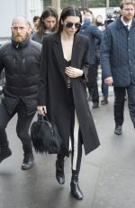 KENDALL JENNER Out and About in Paris 03/09/2016