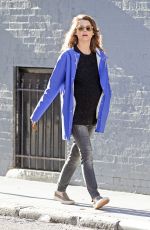 KERI RUSSELL Out and About in Brooklyn 03/16/2016