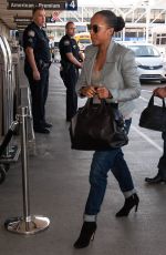 KERRY WASHINGTON at Los Angeles International Airport 03/12/2016