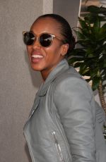 KERRY WASHINGTON at Los Angeles International Airport 03/12/2016