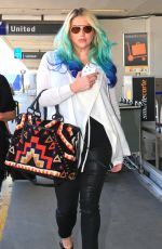 KESHA SEBERT at Los Angeles International Airport 03/19/2016