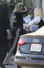 KHLOE KARDASHIAN Arrives at a Studio in Van Nuys 03/24/2016