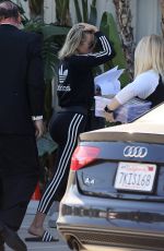 KHLOE KARDASHIAN Arrives at a Studio in Van Nuys 03/24/2016