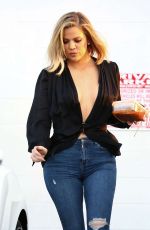 KHLOE KARDASHIAN Out and About in Van Nuys 03/01/2016