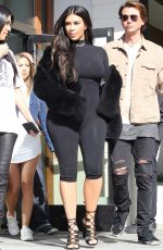 KIM and KOURTNEY KARDASHIAN Out in Calabasas 03/09/2016