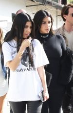 KIM and KOURTNEY KARDASHIAN Out in Calabasas 03/09/2016