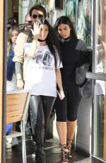 KIM and KOURTNEY KARDASHIAN Out in Calabasas 03/09/2016