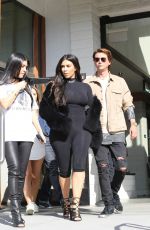 KIM and KOURTNEY KARDASHIAN Out in Calabasas 03/09/2016