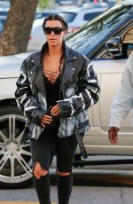 KIM KARDASHIAN and Kanye West at a Movie Date Night in Woodland Hills 03/12/2016
