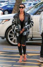KIM KARDASHIAN and Kanye West at a Movie Date Night in Woodland Hills 03/12/2016