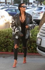 KIM KARDASHIAN and Kanye West at a Movie Date Night in Woodland Hills 03/12/2016