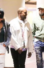KIM KARDASHIAN and Kanye West at a Movie Date Night in Woodland Hills 03/12/2016