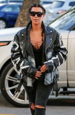 KIM KARDASHIAN and Kanye West at a Movie Date Night in Woodland Hills 03/12/2016