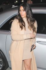KIM KARDASHIAN Arrives at Craigs in Weho 03/30/2016