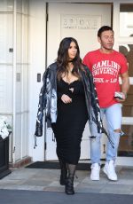 KIM KARDASHIAN Arrives at Epione in Beverly Hill 03/17/2016