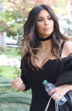 KIM KARDASHIAN Arrives at Epione in Beverly Hill 03/17/2016