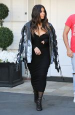 KIM KARDASHIAN Arrives at Epione in Beverly Hill 03/17/2016