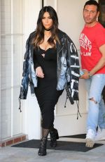 KIM KARDASHIAN Arrives at Epione in Beverly Hill 03/17/2016