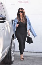 KIM KARDASHIAN Out and About at a Studio in Van Nuys 03/25/2216