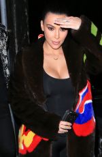 KIM KARDASHIAN Out for Dinner at Giorgio Baldi in Santa Monica 03/03/2016