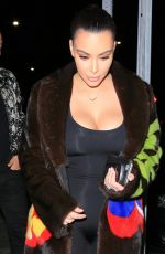 KIM KARDASHIAN Out for Dinner at Giorgio Baldi in Santa Monica 03/03/2016