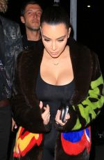 KIM KARDASHIAN Out for Dinner at Giorgio Baldi in Santa Monica 03/03/2016