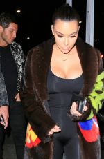 KIM KARDASHIAN Out for Dinner at Giorgio Baldi in Santa Monica 03/03/2016