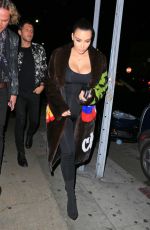 KIM KARDASHIAN Out for Dinner at Giorgio Baldi in Santa Monica 03/03/2016