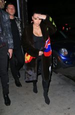 KIM KARDASHIAN Out for Dinner at Giorgio Baldi in Santa Monica 03/03/2016