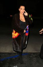 KIM KARDASHIAN Out for Dinner at Giorgio Baldi in Santa Monica 03/03/2016