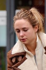 KIMBERLEY GARNER Without Makeup Out in London 03/23/2016