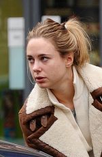 KIMBERLEY GARNER Without Makeup Out in London 03/23/2016