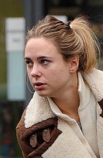KIMBERLEY GARNER Without Makeup Out in London 03/23/2016