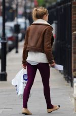 KIMBERLEY GARNER Without Makeup Out in London 03/23/2016