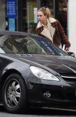 KIMBERLEY GARNER Without Makeup Out in London 03/23/2016