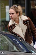 KIMBERLEY GARNER Without Makeup Out in London 03/23/2016