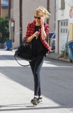 KIMBERLY STEWART Leaves Tracy Anderson Studios in West Hollywood 03/01/2016