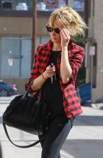 KIMBERLY STEWART Leaves Tracy Anderson Studios in West Hollywood 03/01/2016
