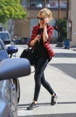 KIMBERLY STEWART Leaves Tracy Anderson Studios in West Hollywood 03/01/2016