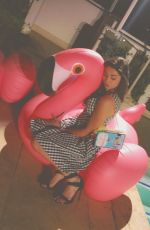 KIRA KOSARIN at Betsey Johnson’s Pool Party in West Hollywood 03/24/2016