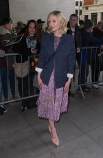 KIRSTEN DUNST Arrives at Radio 1 Studios in London 03/31/2016