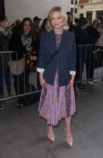 KIRSTEN DUNST Arrives at Radio 1 Studios in London 03/31/2016