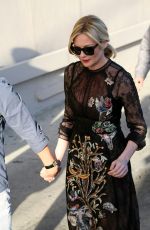 KIRSTEN DUNST Leaves Jimmy Kimmel Live in Los Angeles 03/15/2016